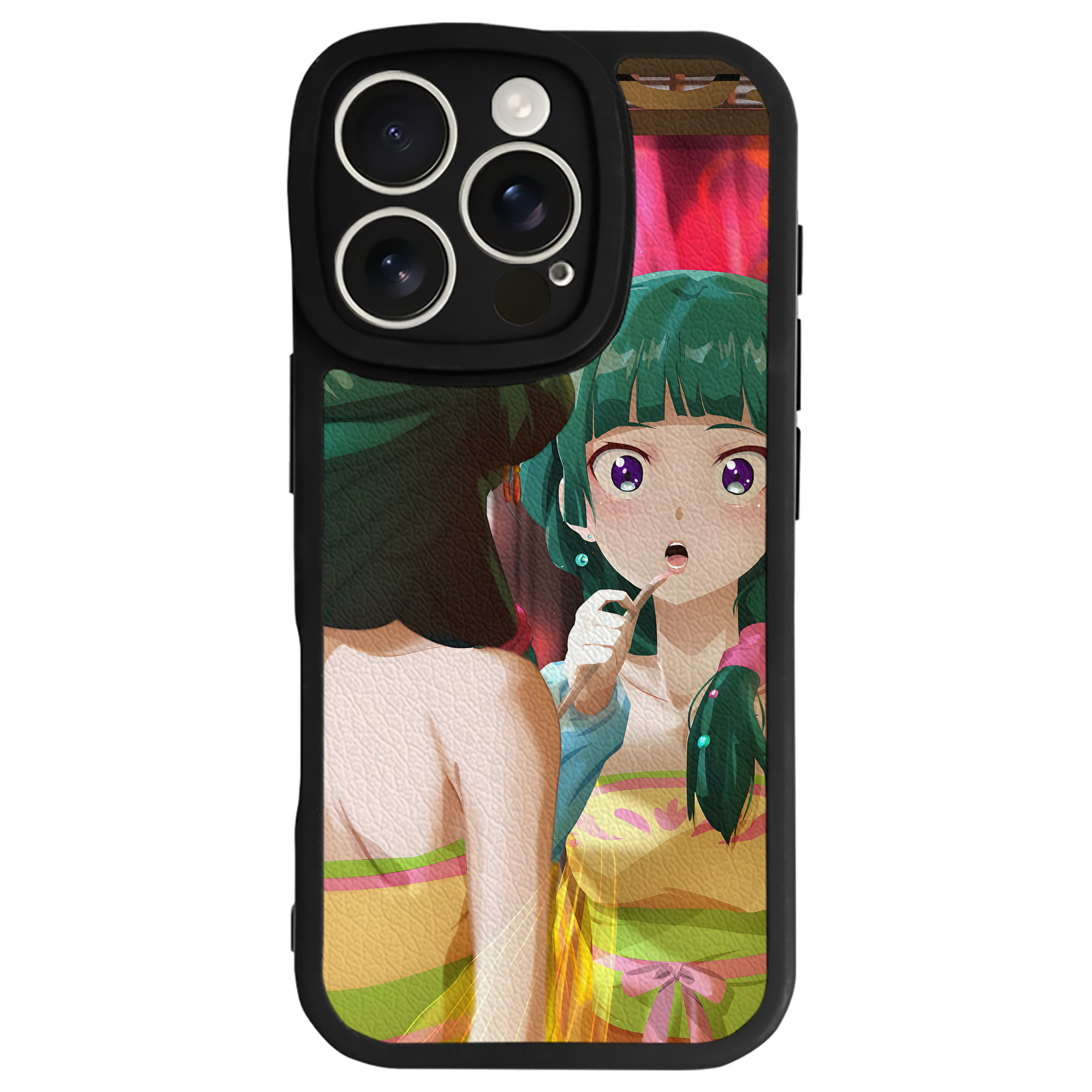 （画像用） 薬屋のひとりごと The Apothecary Diaries 【iPhone 16シリーズ対応】シリコンスマホケース（レザー調） 材質：シリコン